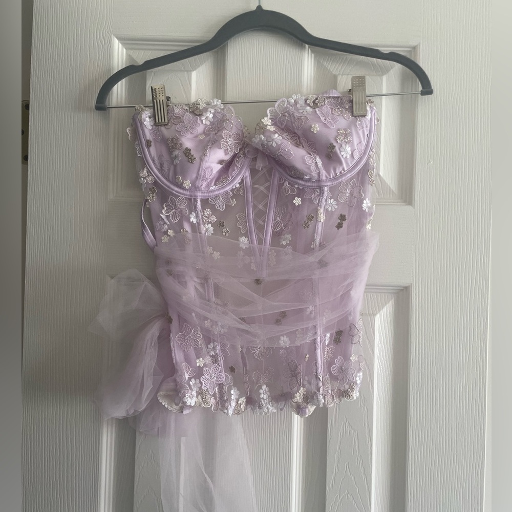 Victoria’s Secret Spring Print Girlie Corset Top